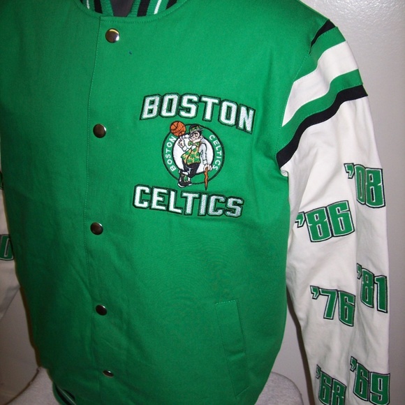 boston celtics championship jacket